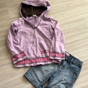 Roxy Kids Pink Hoodie